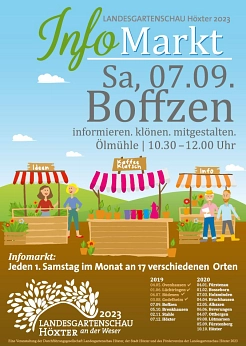Plakat zum Infomarkt in Boffzen am 07.09.2019&nbsp;&copy;&nbsp;fiendesign